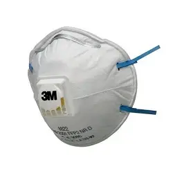 Mascarilla moldeada FFP2 con válvula 8822 3M. Caja de 10