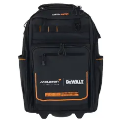 Mochila con ruedas DeWalt edición McLaren.