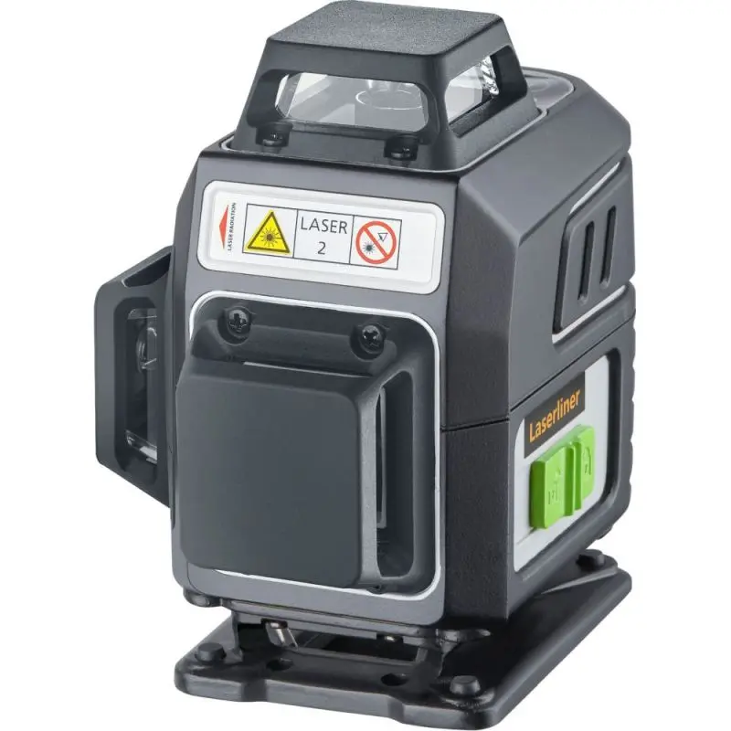 Láser verde tridimensional PocketPlane-Laser 4G · alineación precisa con trípode y accesorios