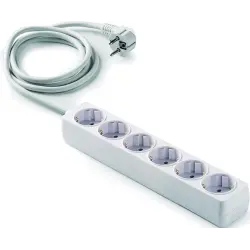 Base múltiple blanca de 6...