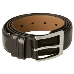 Cinturón Garret en cuero negro