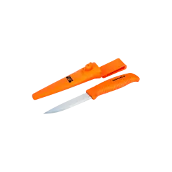 Cuchillo multifunción inox con funda 220mm