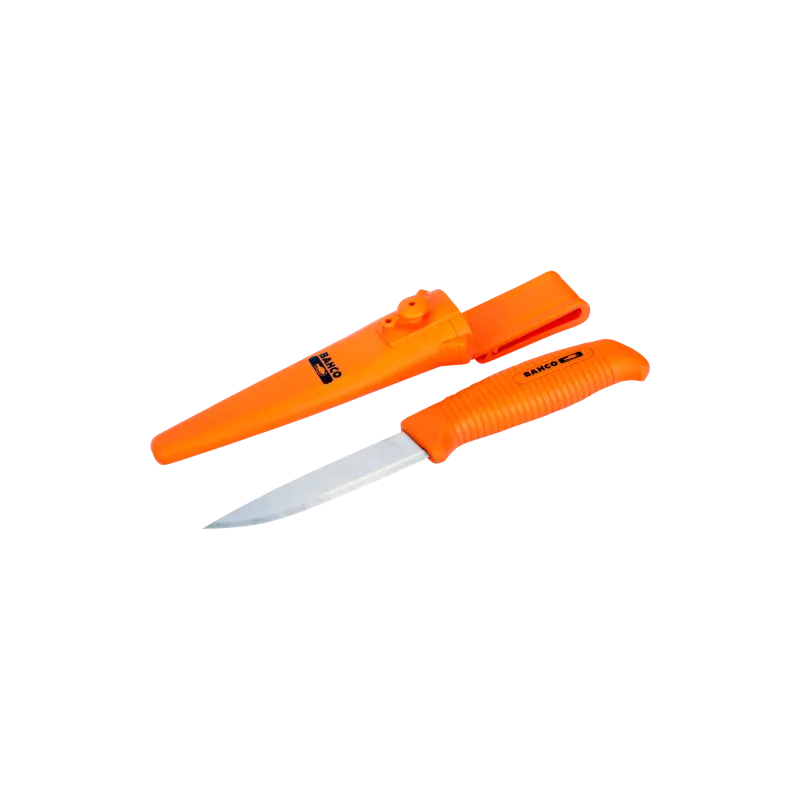 Cuchillo multifunción inox con funda 220mm
