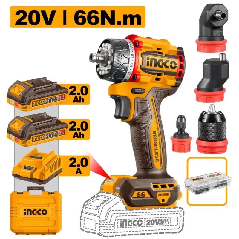 CDLI206686E - Taladro atornillador multicabezal sin escobillas