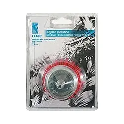 Cepillo de nylon abrasivo con espiga