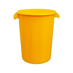 Cubo de basura sin tapa de 100 litros