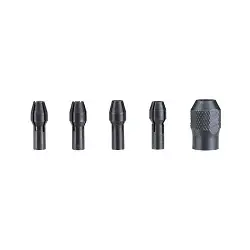 Kit de pinzas y tuerca de apriete para minitaladro