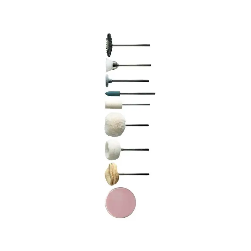 Kit de 9 accesorios para pulir y limpiar