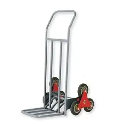 Carretilla de almacén multi-ruedas especial escaleras