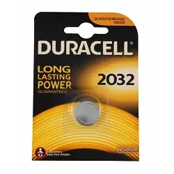 Pila de botón de litio Duracell CR2032 de 3V