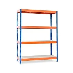 Estantería de 4 baldas sin tornillos