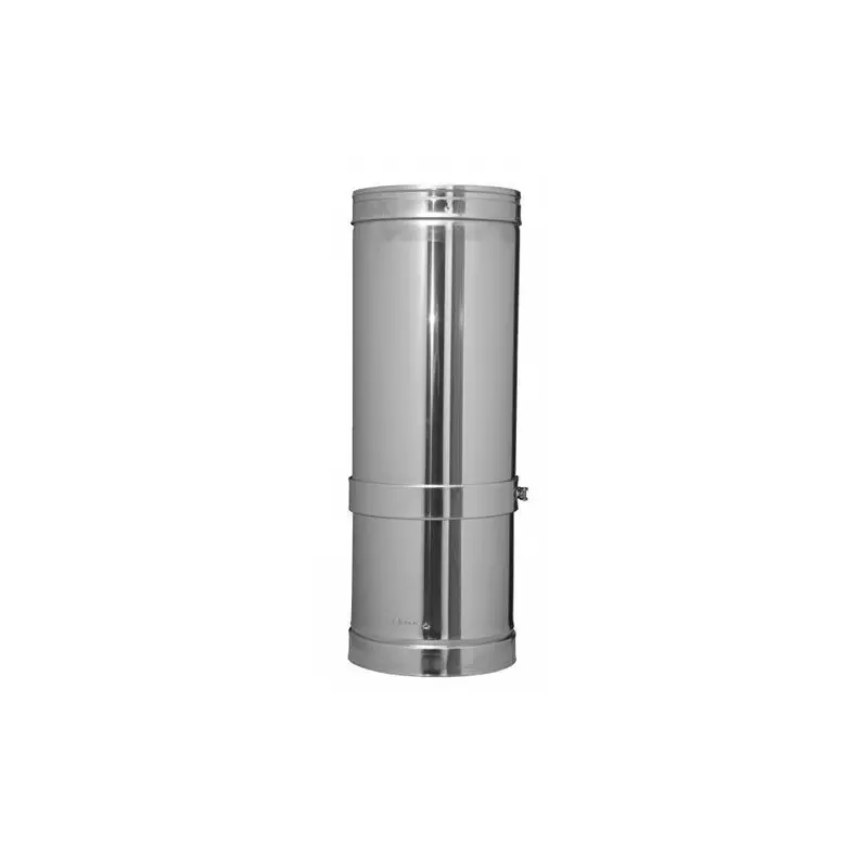 Tubo para estufa extensible en inox 350-530 mm