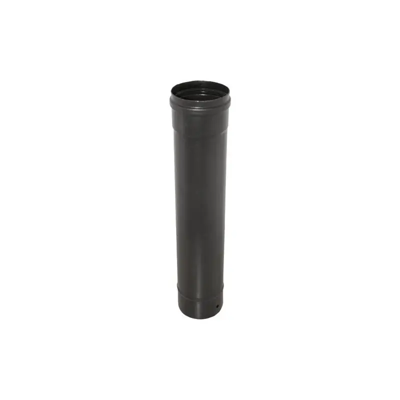 Tubo para estufa de pellets negro vitrificado