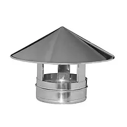 Sombrerete para estufa Inox