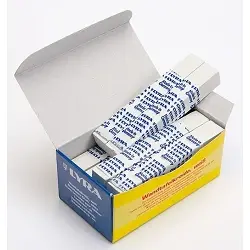 Caja de 12 tizas blancas